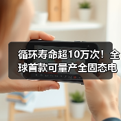 循环寿命超10万次！全球首款可量产全固态电池官宣问世（图4）