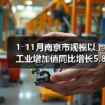 1―11月南京市规模以上工业增加值同比增长5.8%(图3) 1―11月南京市规模以上工业增加值同比增长5.8%(图3)