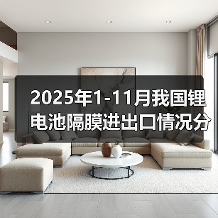 2025年1-11月我国锂电池隔膜进出口情况分析(图4) 2025年1-11月我国锂电池隔膜进出口情况分析(图4)