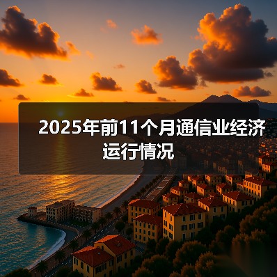 2025年前11个月通信业经济运行情况（图1）