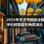 2025年天津市制造业数字化转型服务商资源池入选名单(图1) 2025年天津市制造业数字化转型服务商资源池入选名单(图1)
