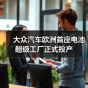 大众汽车欧洲首座电池超级工厂正式投产(图3) 大众汽车欧洲首座电池超级工厂正式投产(图3)