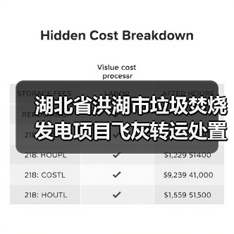 湖北省洪湖市垃圾焚烧发电项目飞灰转运处置中标候选人公示(图3) 湖北省洪湖市垃圾焚烧发电项目飞灰转运处置中标候选人公示(图3)