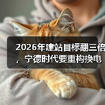 2026年建站目标翻三倍,宁德时代要重构换电产业生态?(图3) 2026年建站目标翻三倍,宁德时代要重构换电产业生态?(图3)