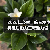 2026年必看!静音发电机租赁助力工程动力设备降噪差异化竞争(图3) 2026年必看!静音发电机租赁助力工程动力设备降噪差异化竞争(图3)