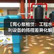 【离心泵租赁：工程水利设备的扬程差异化解决方案】（图1）