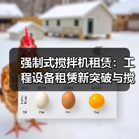 强制式搅拌机租赁：工程设备租赁新突破与搅拌差异化探秘（图1）