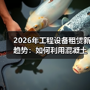 2026年工程设备租赁新趋势:如何利用混凝土摊铺机实现差异化竞争(图2) 2026年工程设备租赁新趋势:如何利用混凝土摊铺机实现差异化竞争(图2)