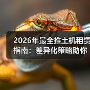 2026年最全推土机租赁指南:差异化策略助你赢在工程设备(图2) 2026年最全推土机租赁指南:差异化策略助你赢在工程设备(图2)