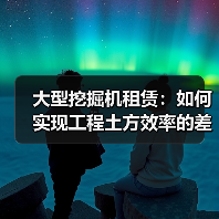大型挖掘机租赁:如何实现工程土方效率的差异化突破(图3) 大型挖掘机租赁:如何实现工程土方效率的差异化突破(图3)