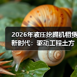 2026年液压挖掘机租赁新时代:驱动工程土方设备快车道(图1) 2026年液压挖掘机租赁新时代:驱动工程土方设备快车道(图1)