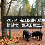 2026年液压挖掘机租赁新时代:驱动工程土方设备快车道(图3) 2026年液压挖掘机租赁新时代:驱动工程土方设备快车道(图3)