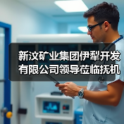 新汶矿业集团伊犁开发有限公司领导莅临抚机考察(图4) 新汶矿业集团伊犁开发有限公司领导莅临抚机考察(图4)