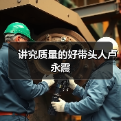 讲究质量的好带头人卢永震(图2) 讲究质量的好带头人卢永震(图2)