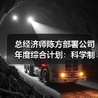 总经济师陈方部署公司年度综合计划:科学制定确保发展势头(图2) 总经济师陈方部署公司年度综合计划:科学制定确保发展势头(图2)