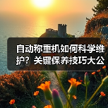 自动称重机如何科学维护？关键保养技巧大公开（图3）